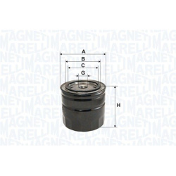 alyvos filtras
                                MAGNETI MARELLI                                152071760815, MAGNETI MARELLI, 