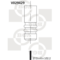 Vožtuvas išmetimo
                                BGA                                                V029429, BGA, V029429,