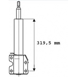 Amortizatorius priekinis
                                MONROE                                                V4503, MONROE,