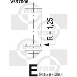 Vožtuvas įsiurbimo
                                BGA                                                V537006, BGA, V537006