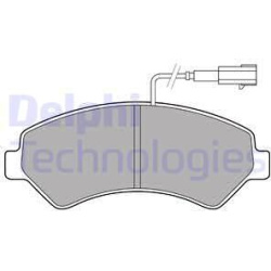 stabdžių trinkelių rinkinys, diskinis stabdys
                                DELPHI                                      