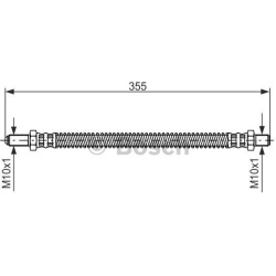 stabdžių žarnelė
                                BOSCH                                                1 987 481 093, BOSC