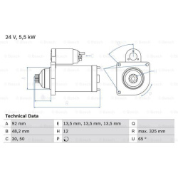 Starteris
                                BOSCH                                                0986021480, BOSCH, 0986021480,