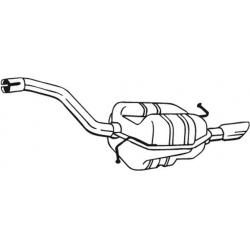 galinis duslintuvas
                                BOSAL                                                233-205, Nenurodytas