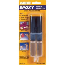 ABRO klijai skaidrūs EPOXY 27ml
                                ABRO                                                ABRO0217