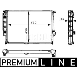 Aušinimo radiatorius
                                MAHLE                                                CR 326 000P, MAHLE
