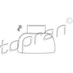 Išorinė durų rankena
                                TOPRAN                                                721717, Nenurod