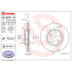 stabdžių diskas (1vnt) PRIME LINE - UV Coated
                                BREMBO                                       