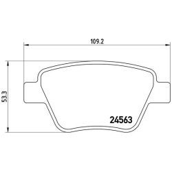 BREMBO                                                P85114X, BREMBO, P85114X, auto detalė