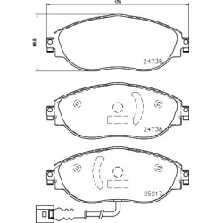 BREMBO                                                P85144X, BREMBO, P85144X, auto detalė