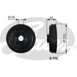 skriemulys, alkūninis velenas
                                GATES                                                TVD1005, 