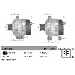 kintamosios srovės generatorius
                                DENSO                                DAN1345, DENSO, DAN1345