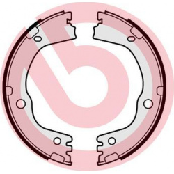 stabdžių trinkelių komplektas, stovėjimo stabdis ESSENTIAL LINE
                                BREMBO                   