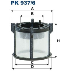 kuro filtras
                                FILTRON                                                PK937/6, Nenurodytas gami