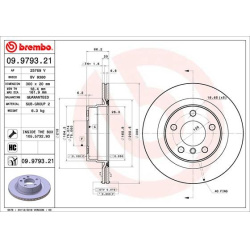 stabdžių diskas (1vnt) PRIME LINE - UV Coated
                                BREMBO                                       