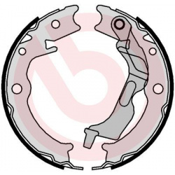 stabdžių trinkelių komplektas, stovėjimo stabdis ESSENTIAL LINE
                                BREMBO                   