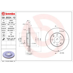 stabdžių diskas (1vnt) PRIME LINE
BREMBO 09.