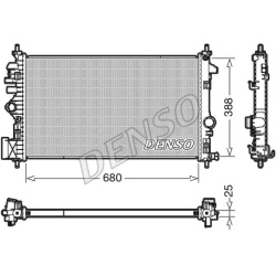 Aušinimo radiatorius
                                DENSO                                                DRM20109, DENSO, D