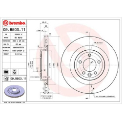 stabdžių diskas (1vnt) PRIME LINE - UV Coated
                                BREMBO                                       