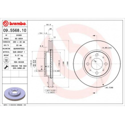 stabdžių diskas (1vnt) PRIME LINE
                                BREMBO                                                09.