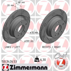 stabdžių diskas (1vnt) BLACK Z
                                ZIMMERMANN                                150.3426.53, Nenur