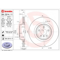 stabdžių diskas (1vnt) PRIME LINE - UV Coated
                                BREMBO                                       