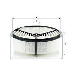 oro filtras
                                MANN-FILTER                                C2262, MANN-FILTER, C2262, auto detal�