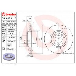 stabdžių diskas (1vnt) PRIME LINE - UV Coated
                                BREMBO                                       