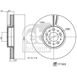 stabdžių diskas (1vnt)
FEBI BILSTEIN 171503,