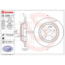 Stabdžių diskas PRIME LINE - UV Coated
                                BREMBO                                              