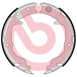 stabdžių trinkelių komplektas, stovėjimo stabdis ESSENTIAL LINE
                                BREMBO                   