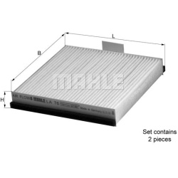 filtras, salono oras
                                KNECHT                                                LA76/S, KNECHT, LA