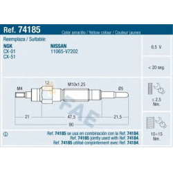 FAE                                                74185, Nenurodytas gamintojas, 74185, auto detalė