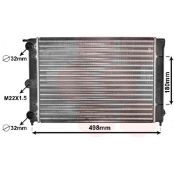 Aušinimo radiatorius
                                VAN WEZEL                                                58002039, VAN 