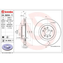 stabdžių diskas (1vnt) PRIME LINE - UV Coated
                                BREMBO                                       
