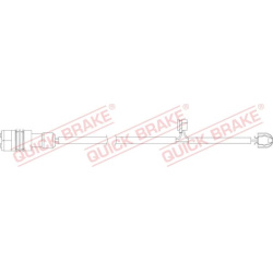 įspėjimo kontaktas, stabdžių trinkelių susidėvėjimas
                                QUICK BRAKE                      
