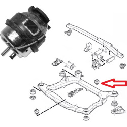 Pagalvė variklio
                                CORTECO                                                80000674, CORTECO, 8
