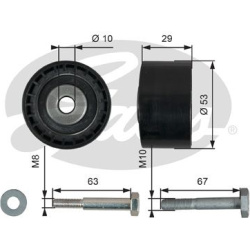 kreipiantysis skriemulys, paskirstymo diržas PowerGrip™
                                GATES                             