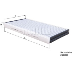 filtras, salono oras
                                KNECHT                                                LAK173/S, KNECHT, 