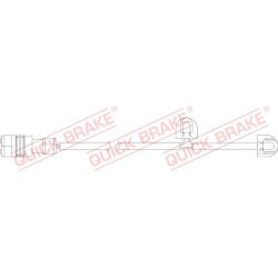 įspėjimo kontaktas, stabdžių trinkelių susidėvėjimas
                                QUICK BRAKE                      