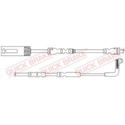 įspėjimo kontaktas, stabdžių trinkelių susidėvėjimas
                                QUICK BRAKE                      