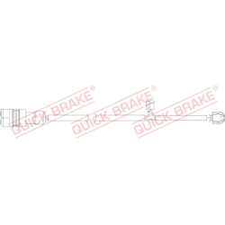 įspėjimo kontaktas, stabdžių trinkelių susidėvėjimas
                                QUICK BRAKE                      