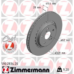 stabdžių diskas (1vnt) COAT Z
                                ZIMMERMANN                                                590