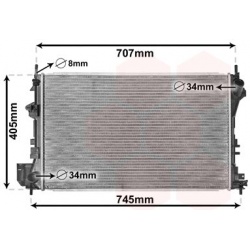 Aušinimo radiatorius
                                VAN WEZEL                                                37002338, VAN 