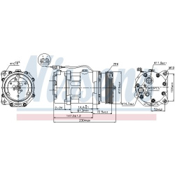 kompresorius, oro kondicionierius ** FIRST FIT **
                                NISSENS                                    