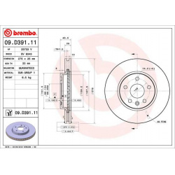 stabdžių diskas (1vnt) PRIME LINE - UV Coated
                                BREMBO                                       