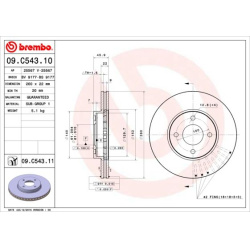 stabdžių diskas (1vnt) PRIME LINE - UV Coated
                                BREMBO                                       