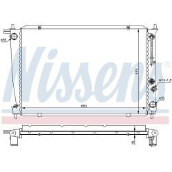 Aušinimo radiatorius
                                NISSENS                                670381, NISSENS, 670381, auto de
