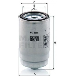 kuro filtras
                                MANN-FILTER                                                WK8060Z, MANN-FILTER,