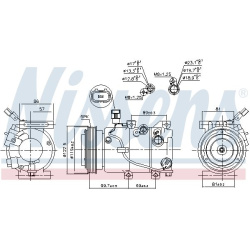kompresorius, oro kondicionierius ** FIRST FIT **
                                NISSENS                                    